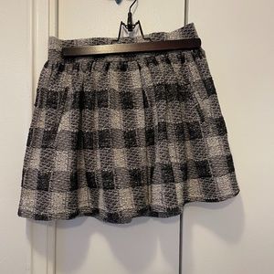 Free people plaid skirt